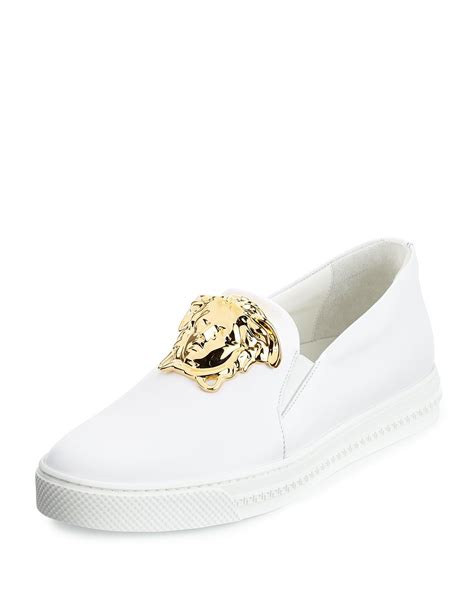 replica slip on sneakers versace|versace sneakers white label.